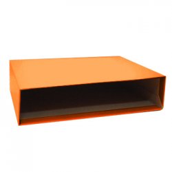 Caixa Cartao Micro p/Pasta Arquivo 200AC 350x290 L80 Laranja 1922027