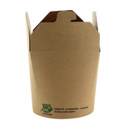 Caixa Cartolina Kraft 9,6x10x8,8cm (Massas) 760ml 25un 6621281