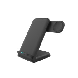 Carregador Wireless 15W Suporte 3 em 1 Preto 7541160
