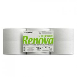 Papel Higiénico (Jumbo) 075mts 2Fls 17g Renova Green 12un 6501061
