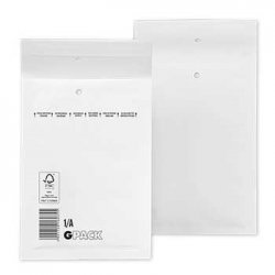 Envelope Almofadado 100x165mm Branco 75g Nº000 1/A 1un 16122830011