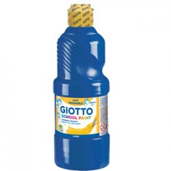 Guache Líquido 500ml Giotto Escolar Azul Escuro 160535317