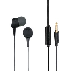 Auriculares In-Ear Jack 3.5mm Kooky Preto HAM184139