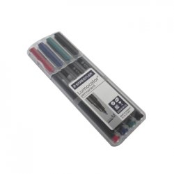 Marcador Permanente Médio Lumocolor 317 1mm 4 Cores 4un 1321045