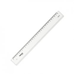 Régua Plástico Cristal 30cm Aristo Geocollege AR23030 1931032