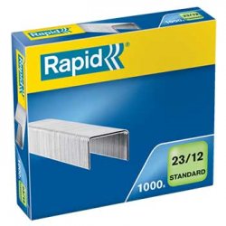 Agrafos 23/12 Rapid (60/90 Folhas) Cx1000un 1551605
