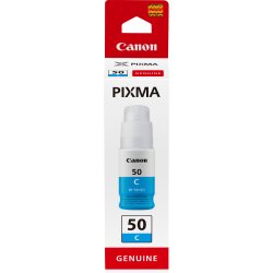 Canon GI 50 C - Azul cyan - original - recarga de tinta - para PIXMA G5050, G6050, G7050, GM2050, GM4050 3403C001