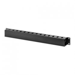 APC Easy Rack - Prateleira de arrumação de cabos (horizontal) - preto - 1U - 19" ER7HCM
