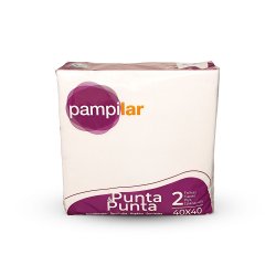 Guardanapos 40x40 2Fls Branco Pampilar P&P 50un 6511080