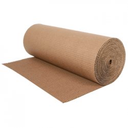 Cartão Proteção Canelado 100cmx60m Bobine +/- 25kg Castanho 1191102