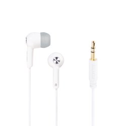 Auriculares In-Ear Jack 3.5mm Gloss Branco HAM184132