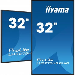 iiyama ProLite LH3275HS-B1AG - 32" Classe Diagonal (31.5" visível) ecrã LCD com luz de fundo LED - sinalização digital - com le