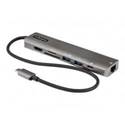 StarTech.com USB C Multiport Adapter, USB-C to 4K 60Hz HDMI 2.0, 100W Power Delivery Pass-through, SD/MicroSD, 2-Port USB 3.0 H