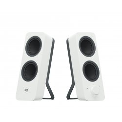 Logitech Z207 - Altifalantes - para PC - canal 2.0 - sem fios - Bluetooth - 5 Watt (Total) - branco 980-001292