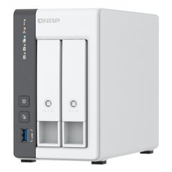 QNAP TS-216G - Servidor NAS - 2 baias - SATA 6Gb/s - RAID (expansão de disco rígido) JBOD, 0, 1 - RAM 4 GB - 2.5 Gigabit Ethern