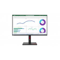 Lenovo ThinkVision T32h-30 - Monitor LED - 31.5" - 2560 x 1440 WQHD @ 60 Hz - IPS - 350 cd/m² - 1000:1 - 4 ms - HDMI, DisplayPo