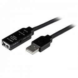 StarTech.com 15m USB 2.0 Active Extension Cable - M/F - 15 meter USB 2.0 Repeater Cable Cord - USB A Male to USB A Female - 15 