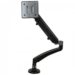 StarTech.com Desk Clamp Monitor Mount - Adjustable - Supports Monitors 12" to 34" - Full Motion Slim VESA Mount Monitor Arm - D