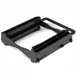 StarTech.com Suporte de montagem SSD/HDD duplo de 2,5 pol. para baía de disco de 3,5 pol. - Instalação sem ferramentas - Adapta