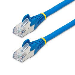 StarTech.com 10m CAT6a Ethernet Cable - Blue - Low Smoke Zero Halogen (LSZH) - 10GbE 500MHz 100W PoE++ Snagless RJ-45 w/Strain 