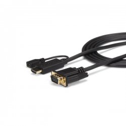 StarTech.com HDMI to VGA Cable - 10 ft / 3m - 1080p - 1920 x 1200 - Active HDMI Cable - Monitor Cable - Computer Cable (HD2VGAM