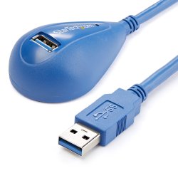 StarTech.com 5 ft Desktop SuperSpeed USB 3.0 Extension Cable - A to A M/F - USB extension cable - USB Type A (M) to USB Type A 