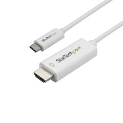 StarTech.com 3ft (1m) USB C to HDMI Cable, 4K 60Hz USB Type C to HDMI 2.0 Video Adapter Cable, Thunderbolt 3 Compatible, Laptop