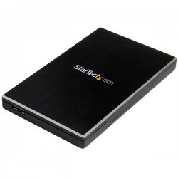 StarTech.com USB 3.1 (10 Gbps) Gen 2 External Hard Drive Enclosure for 2.5" SATA Drives - Portable Hard Drive Enclosure (S251BM