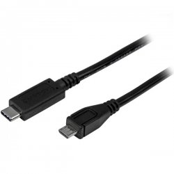 StarTech.com USB C to Micro USB Cable - 3 ft / 1m - USB 2.0 Cable - Micro USB Cord - Micro B USB C Cable - USB 2.0 Type C (USB2