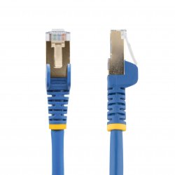 StarTech.com 1.5m CAT6A Ethernet Cable, 10 Gigabit Shielded Snagless RJ45 100W PoE Patch Cord, CAT 6A 10GbE STP Network Cable w
