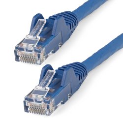 StarTech.com 2m LSZH CAT6 Ethernet Cable, 10 Gigabit Snagless RJ45 100W PoE Network Patch Cord with Strain Relief, CAT 6 10GbE 