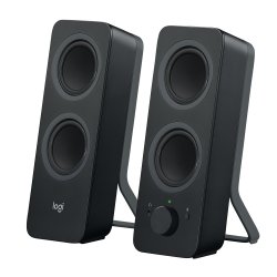 Logitech Z207 - Altifalantes - para PC - canal 2.0 - sem fios - Bluetooth - 5 Watt (Total) - preto 980-001295