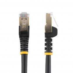 StarTech.com 1.5m CAT6A Ethernet Cable, 10 Gigabit Shielded Snagless RJ45 100W PoE Patch Cord, CAT 6A 10GbE STP Network Cable w