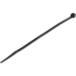 StarTech.com 15cm(6") Cable Ties, 3mm(1/8") wide, 39mm(1-3/8") Bundle Diameter, 18kg(40lb) Tensile Strength, Nylon Self Locking