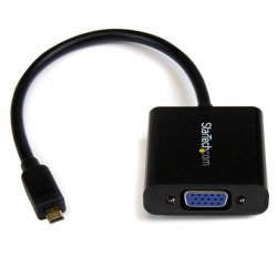 StarTech.com Micro HDMI® to VGA Adapter Converter for Smartphones / Ultrabook / Tablet - 1920x1080 - Micro HDMI Male to VGA Fem
