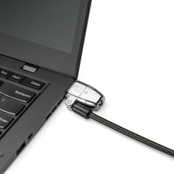 Kensington ClickSafe 2.0 Universal Keyed Laptop Lock - Trancamento do cabo de segurança - com chave mestra - 1.8 m K68108M