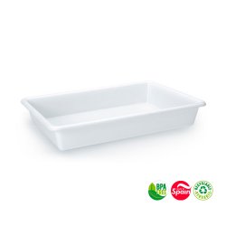 Tabuleiro Hotelaria 35x27,5x6cm 4L Branco 6624137