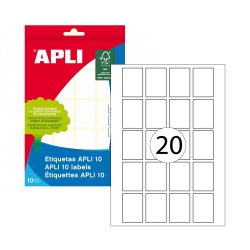 Etiquetas 022x032mm 10Fls Apli 200un APL1644