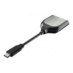 SanDisk Extreme PRO - Leitor de cartão (SDHC UHS-II, SDXC UHS-II, SD, SDHC UHS-I, SDXC UHS-I) - USB-C SDDR-409-G46
