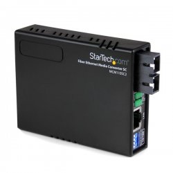 StarTech.com 10/100 Multi Mode Fiber Ethernet Media Converter SC 2 km - Conversor de media de fibra - 100Mb LAN - 10Base-T, 100