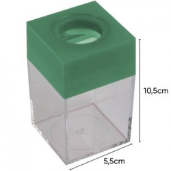 Porta Clips Magnético Quadrado Verde 577Z28176