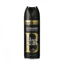 Desodorizante Spray Babaria Men Black Gold 150ml+50ml 6831649