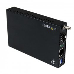 StarTech.com Conversor de médio por fibra Gigabit Ethernet com ranhura Open SFP - Conversor de media de fibra - 1GbE - 1000Base