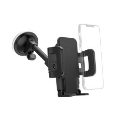 Suporte Smartphone Carro c/Ventosa Compact Preto HAM201502