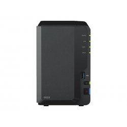 Synology Disk Station DS223 - Servidor NAS - 2 baias - SATA 6Gb/s - RAID (expansão de disco rígido) 0, 1, JBOD - RAM 2 GB - Gig