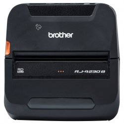 RJ4230BZ1 Brother RuggedJet RJ-4230B - Impressora de recibos - térmico direto - Rolo (11,4 cm) - 203 x 203 dpi - até 127 mm/ s 