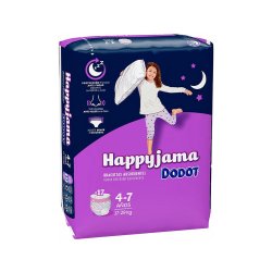 Fraldas Dodot 4-7 Anos (17-29kg) Happyjama 17un 6831538