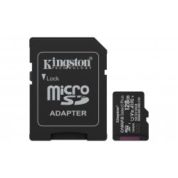 SDCS3/128GB Kingston Canvas Select Plus - Cartão de memória flash (adaptador microSDXC para SD Incluído) - 128 GB - A1 / Video 
