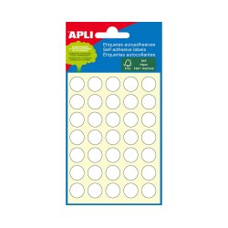 Etiquetas Redondas 13mm Branco Apli 2661 210un APL02661
