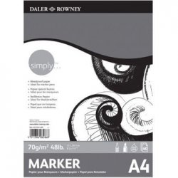 Papel para Marcador Simply A4 70gr 40Fls 108435932400